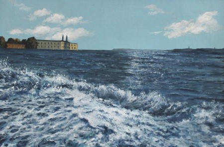 Hullámok hátán 40x60 cm